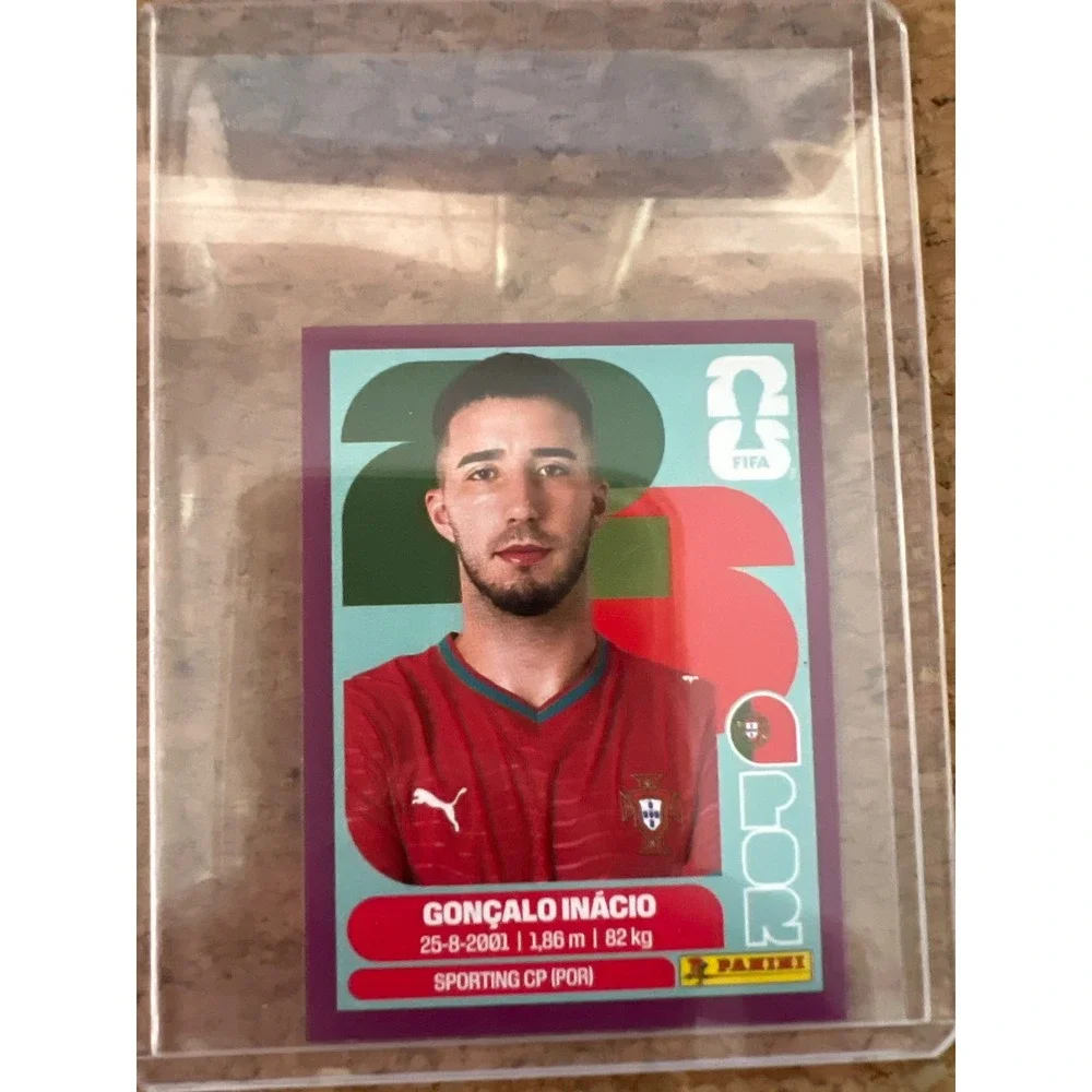 Panini FIFA World Cup 2026 Gonçalo Inácio POR 8 Portugal Sticker Purple Border